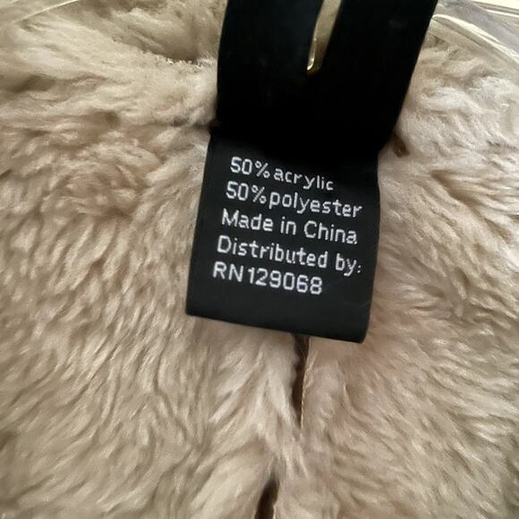 Desigual Festival Embroidered Faux Suede Shearling Boho Jacket Medium EUC - Picture 9 of 11